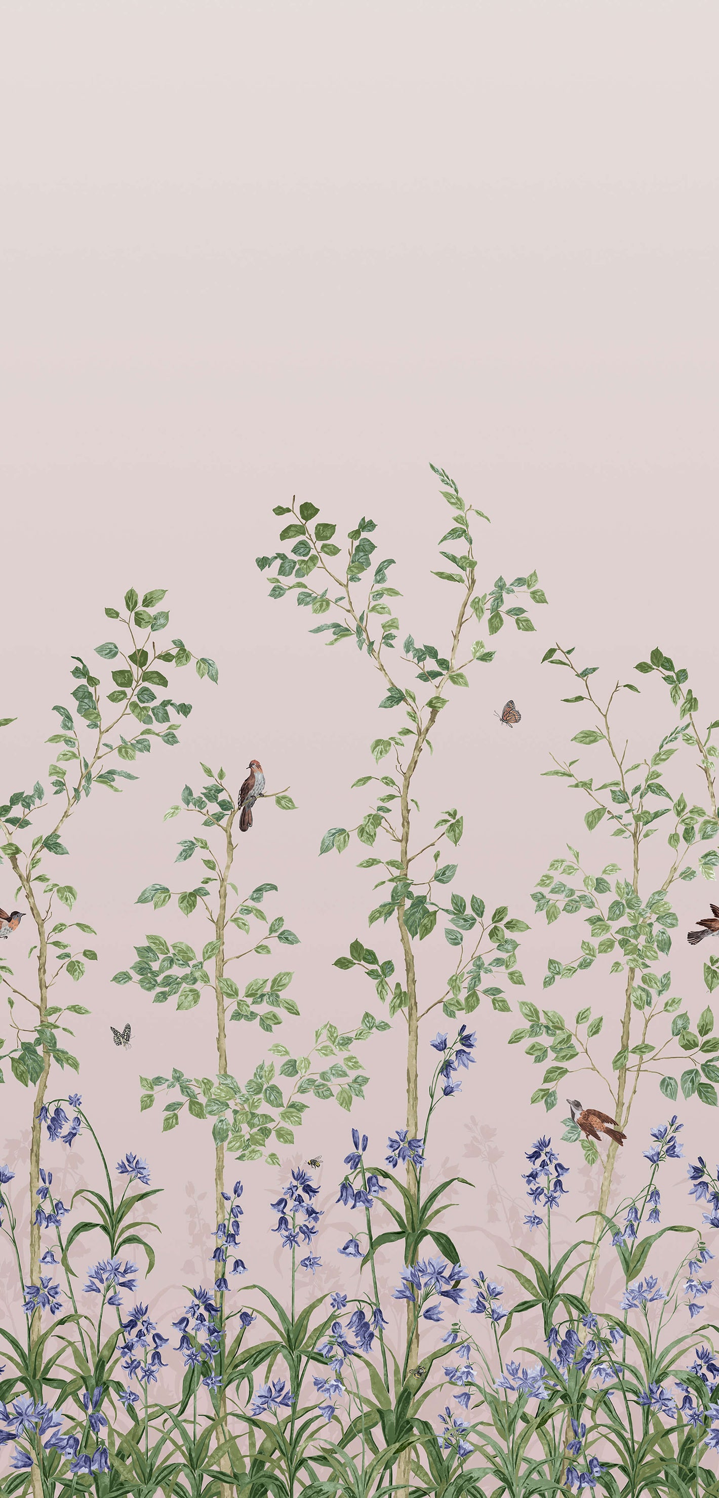 Bird & Bluebell - China Clay