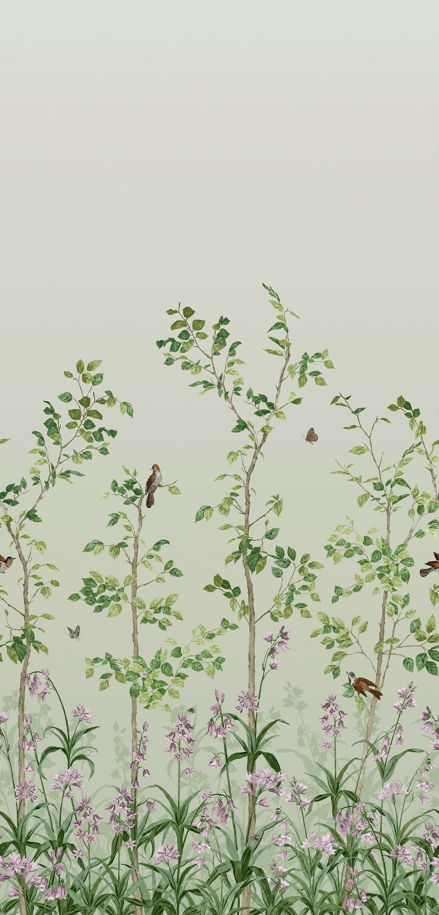 Bird & Bluebell - Pea Green