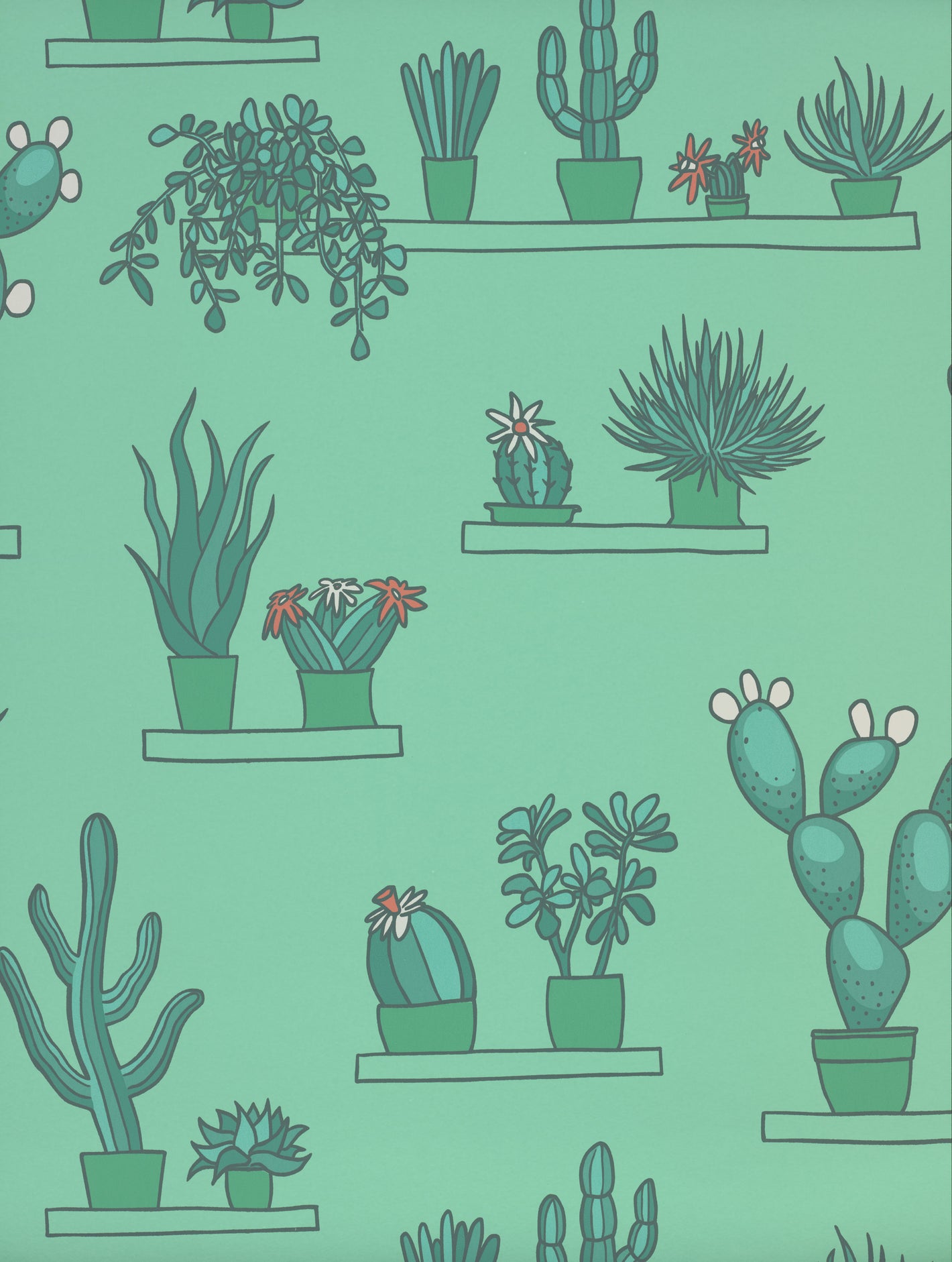 Mr Straw's Greenhouse - Green Verditer