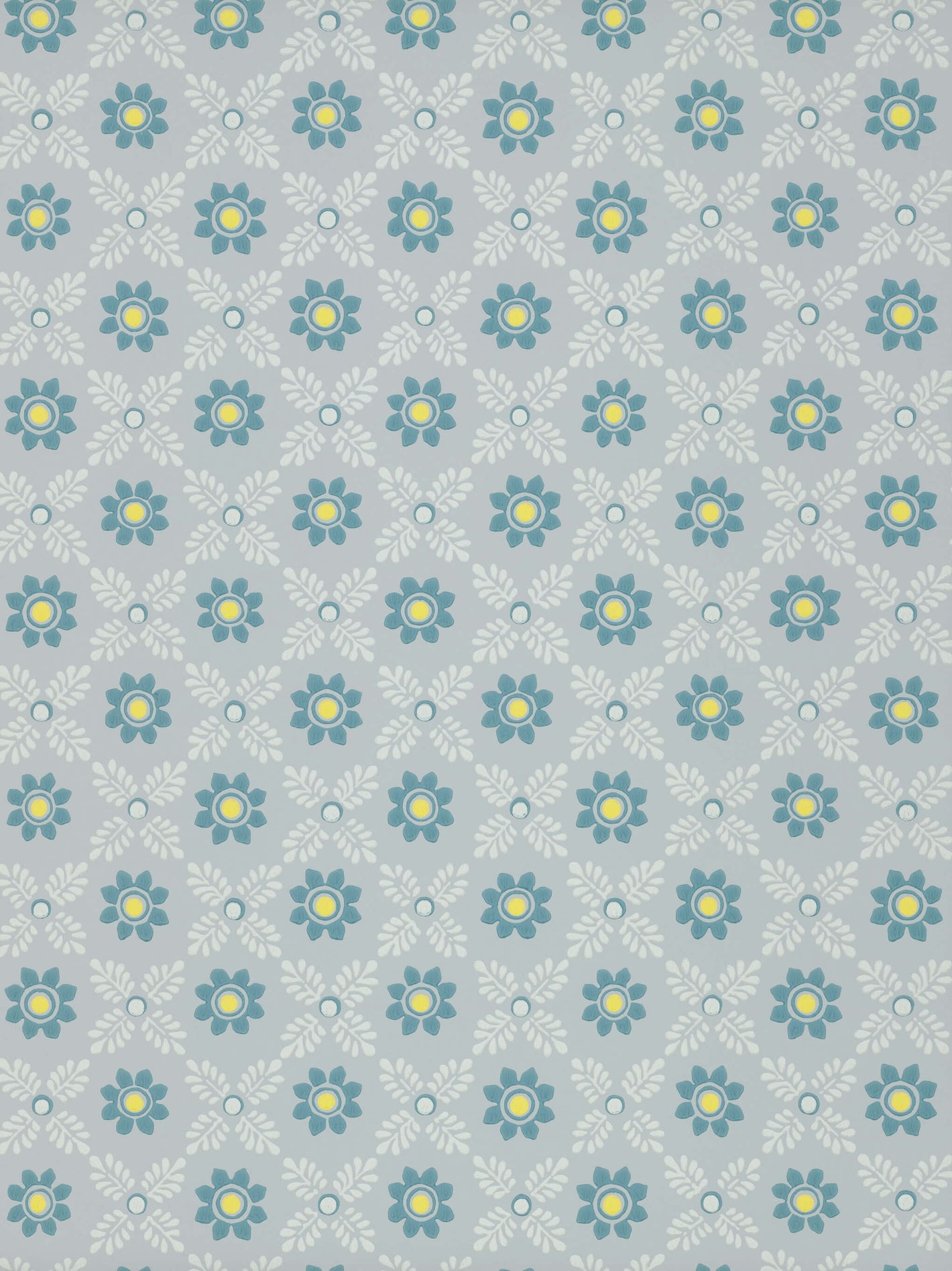 Ditsy Block - Bone China Blue