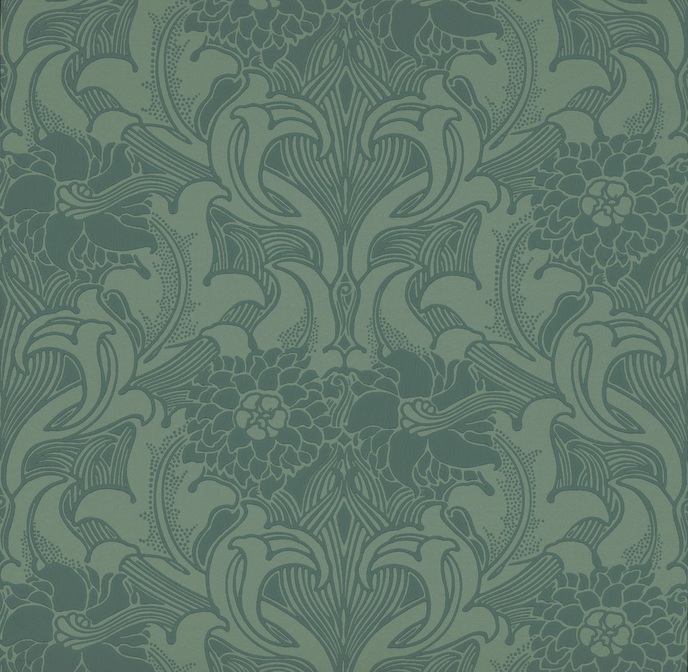 Dahlia Scroll - Tea With Florence