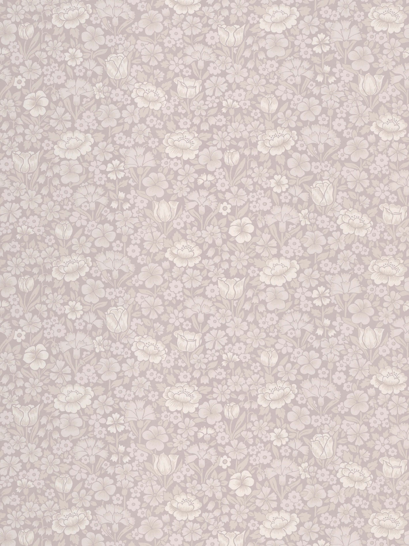 Spring Flowers - French Grey